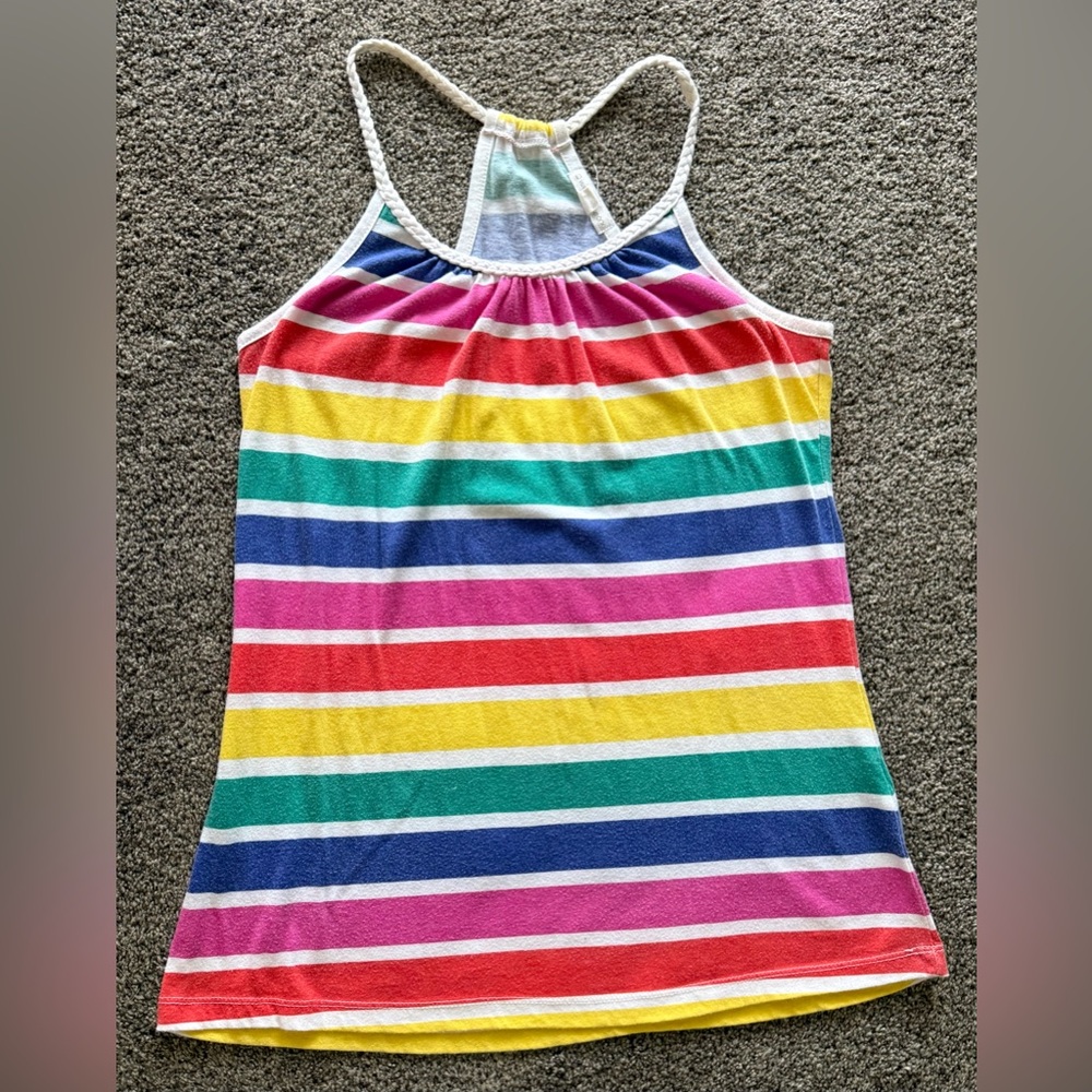 Rainbow Striped tank top